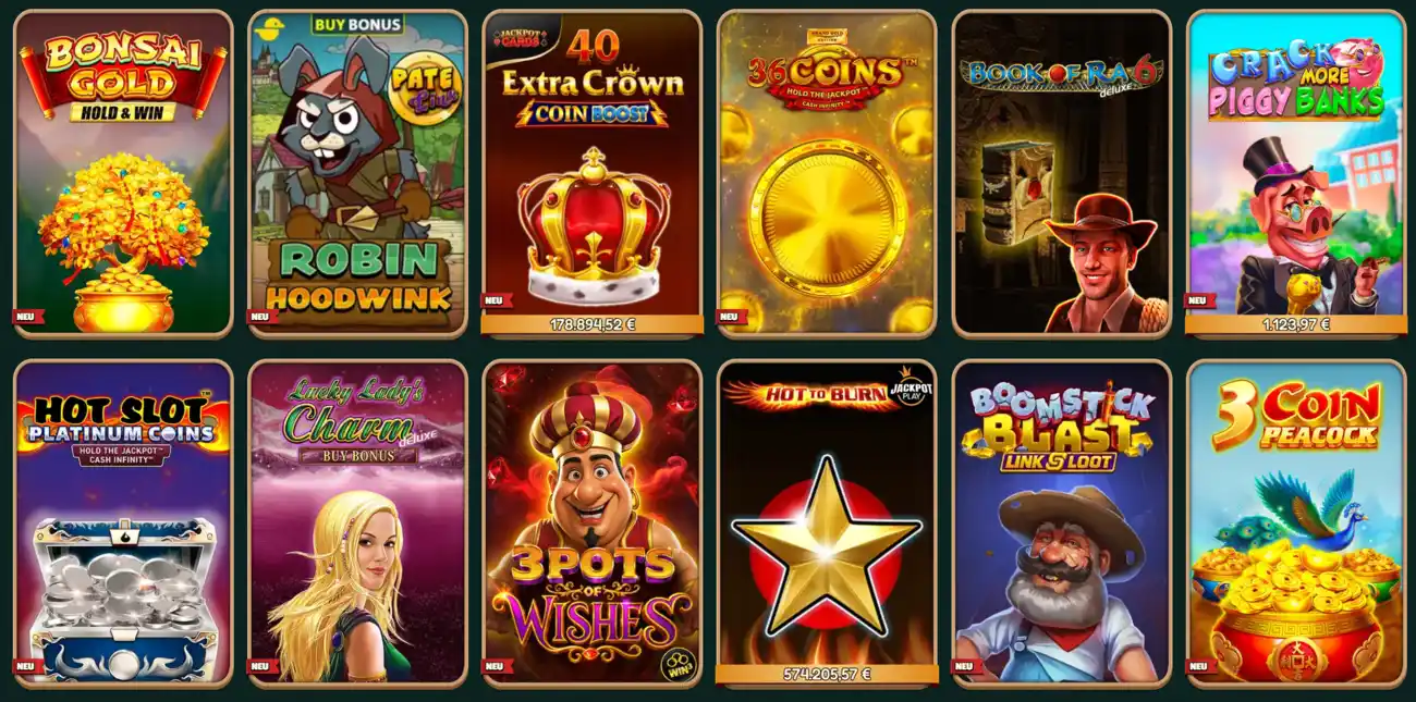 GoKong Jackpot-Slots: progressive und Drop-Jackpots im Katalog