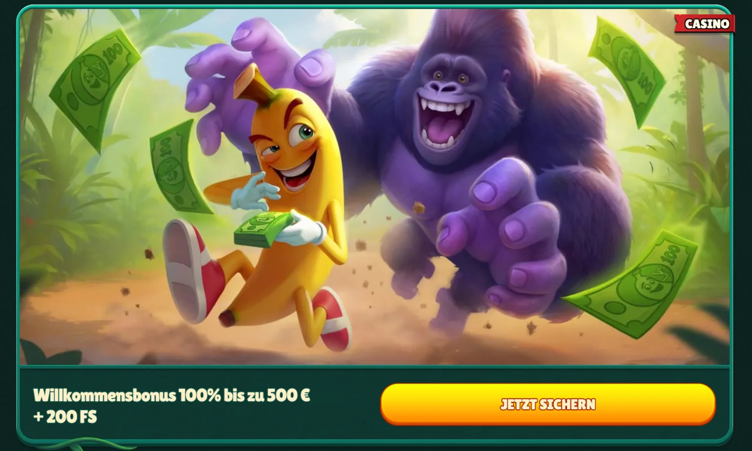 GoKong 200 Freispiele zum klassischen Startpaket
