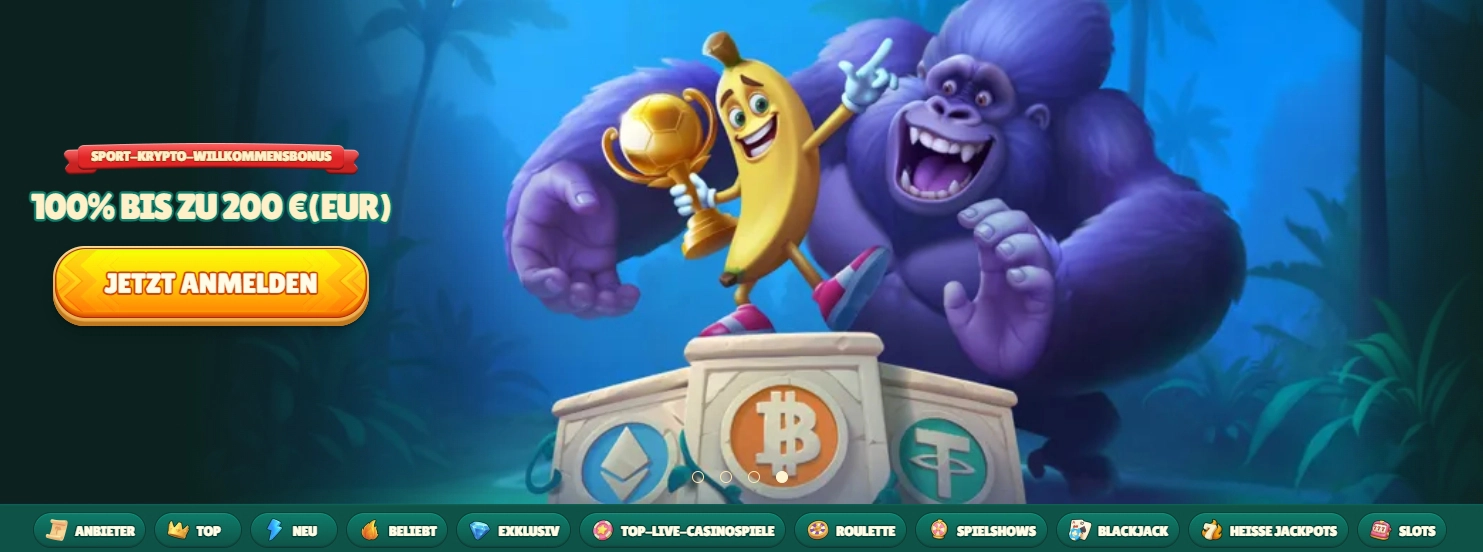 Erhalte einen Bonus auf deine erste Krypto-Einzahlung bei GoKong