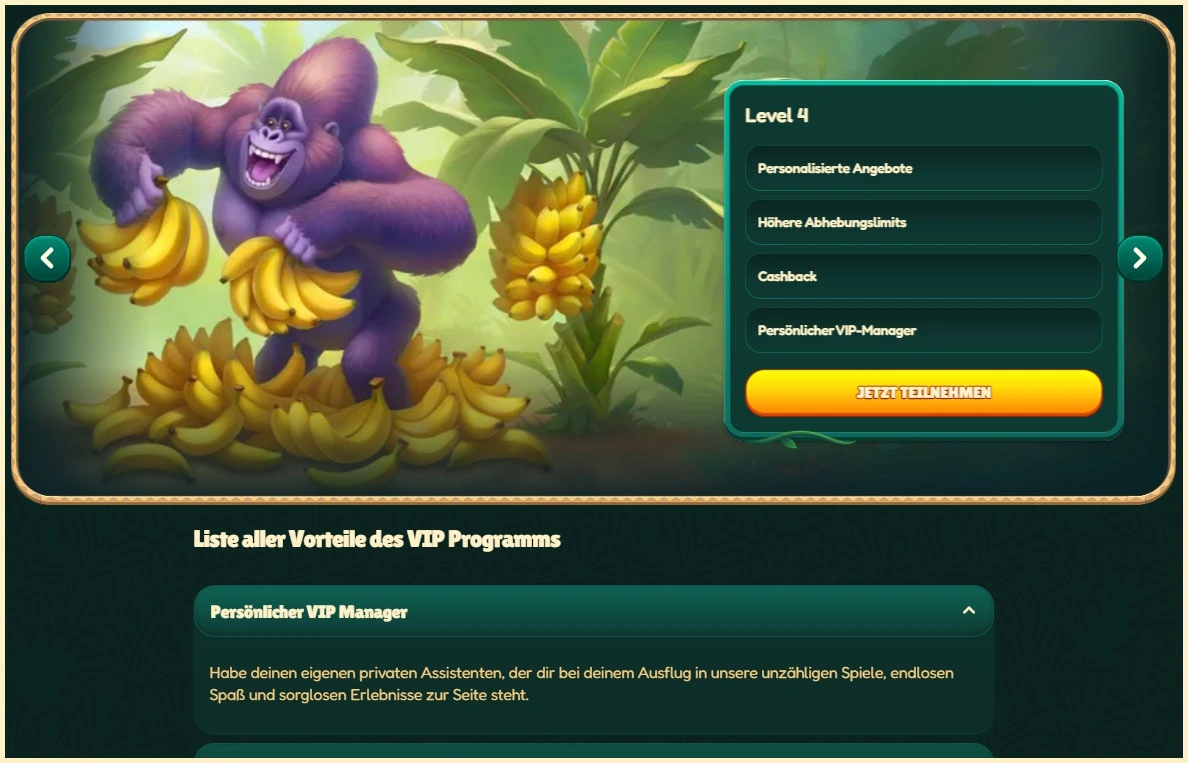 Exklusiver VIP-Club bei GoKong